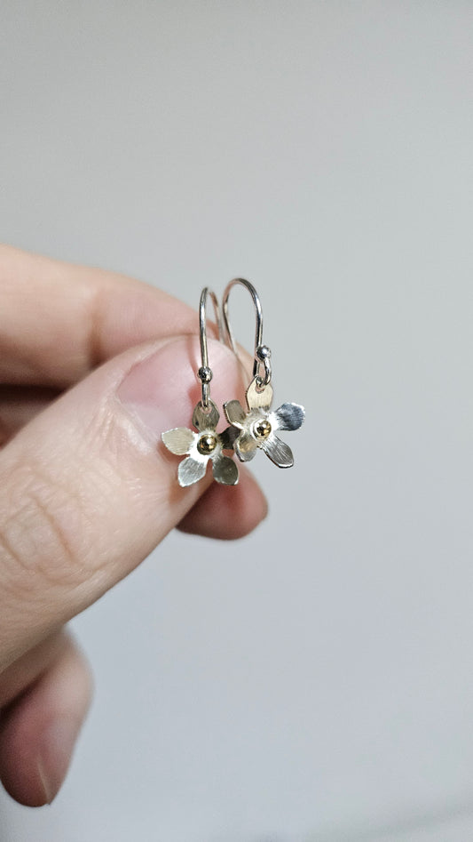 Forget-Me-Not Hook Earrings