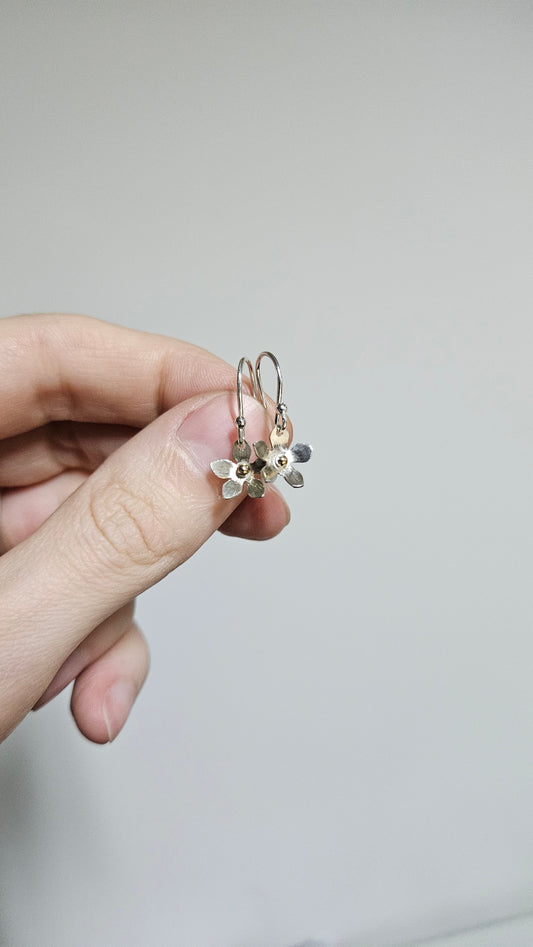 Forget-Me-Not Hook Earrings